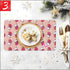 Personalised Christmas Dining Table Mats Set of 4